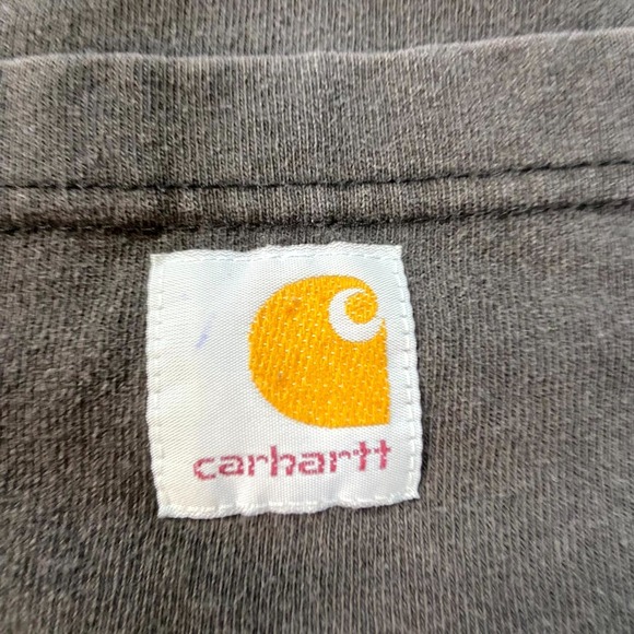 Vintage Y2K Carhartt Faded K87 Pocket T Shirt Men XL Black Workwear Distressed - Picture 3 of 8